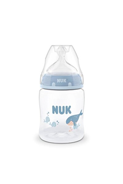 Nuk | First Choice Πλαστικό Μπιμπερό Φάλαινα με Θηλή Σιλικόνης με Ρυθμιζόμενη...