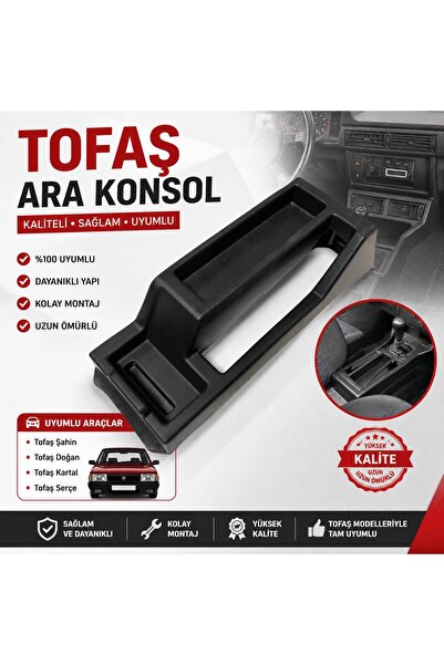 Smart Garage Tofaş Şahin Doğan Kartal Uyumlu El Freni Konsolu Orta Konsol Ara...