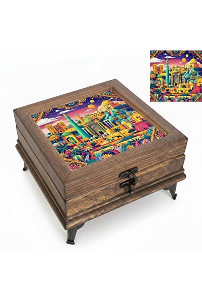 sharp&art Exclusive to Saudi Arabia: 10 Different Pictures and Icons, Wooden ...