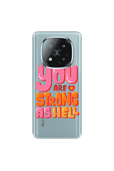 Other Xiaomi Redmi Note 14 Pro + 5g You are Love Strong Transparent Silicone ...