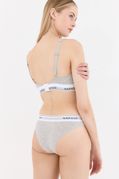 Naphor Signature Perle Gray Brazilian Panties