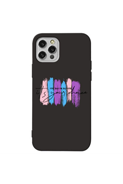 Other Apple iPhone 12 Pro One Day Or Day One Black Colored Silicone TPU Θήκη