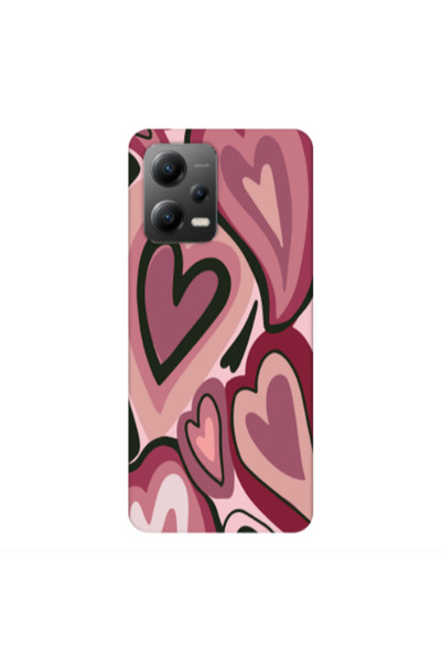 Other Xiaomi Poco X5 Mix Heart Transparent Silicone TPU Θήκη