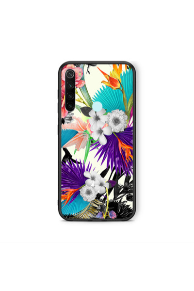 Other Xiaomi Redmi Note 8 Sea flowers Black Glossy Θήκη