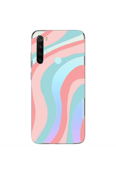 Other Xiaomi Redmi Note 8 Colored lines Transparent Silicone TPU Θήκη