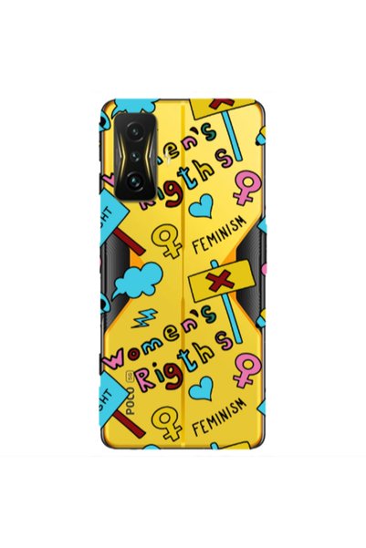 Other Xiaomi Poco F4 Gt Feminism Transparent Silicone TPU Θήκη