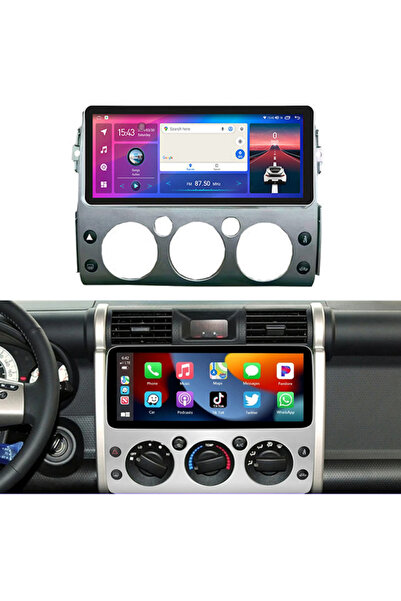 Carplayer Toyota fj cruiser 12 inch 8gb ram 128 gb rom with new style frame w...