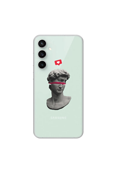 Other Samsung S24 Plus Half statue Transparent Silicone TPU Θήκη