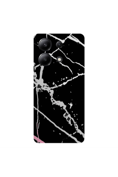Other Xiaomi Redmi Note 13 4G Marble Cream Cracks Transparent Silicone TPU Θήκη