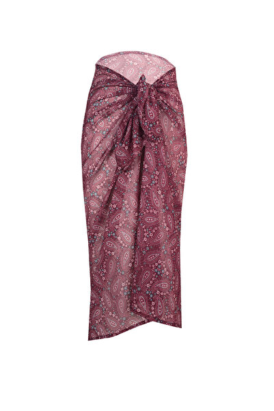 MANOTRES Chiffon Paisley Pareo