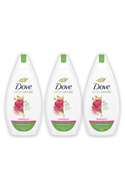 Dove Nemlendirici Duş Jeli Lotus Çiçeği & Pirinç Sütü Özü 450 ml x3