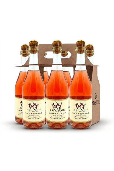 Blue Nun Set Vin Spumant Lambrusco Le Gioie Rose 8%, 6 x 0.75L
