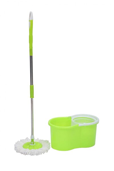 vanora Acasă Primo 360 °   Set mop rotativ și găleată cu mâner telescopic, verde