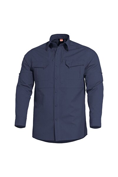 Pentagon Πουκάμισο Plato Shirt Μπλε XL