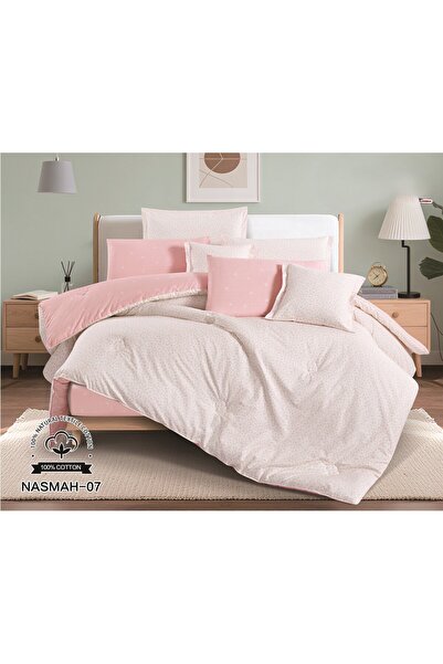 Red Rose 100% Cotton Bedspread Single Double Bedspread with Modern Classic Pa...