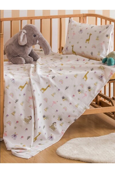 LC Waikiki LCW HOME Karışık Baskılı Bebek Pike Takımı