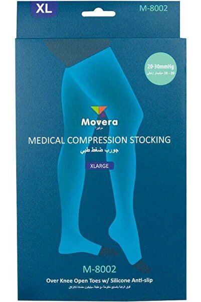 Movera Above Knee Stockings Open Toes Xl