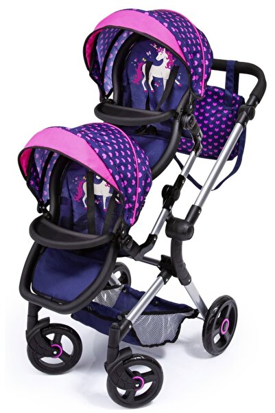 Bayer Cărucior dublu pentru bebeluși, Twin Pram Neo, 81,5 x 41,5 x 81 cm