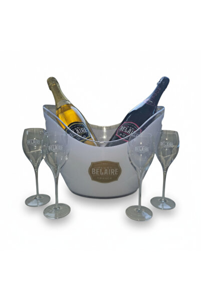 Luc Belaire Pachet Glow : 2 x Fantome Rose&Gold 12.5%, Frapiera si 4 Pahare C...