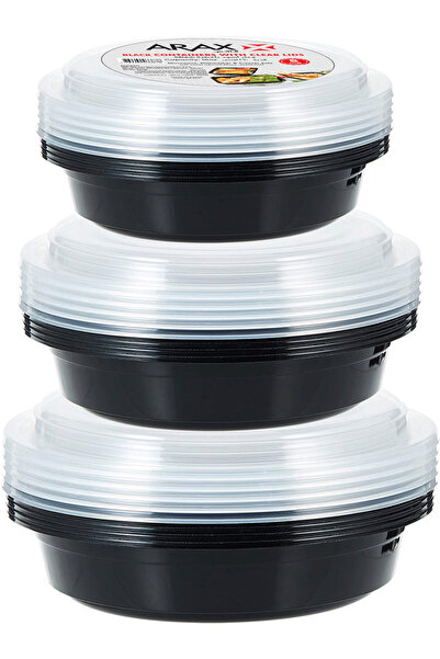 ARAX Microwave Containers w/ Lids R/D 250ml 5's