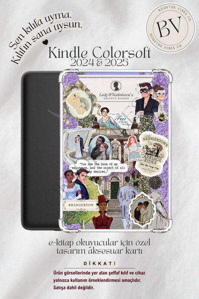 BookTok Vibes Co. Bridgerton Stickers Temalı Insert - Kindle ve Kobo E-Kitap ...