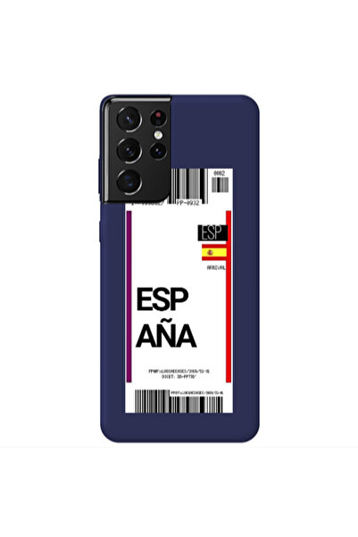 Other Samsung S21 Ultra Espana Arrival Dark blue Colored Silicone TPU Θήκη