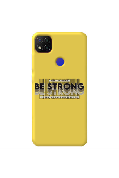 Other Xiaomi Redmi 9c Positivemind Yellow Colored Silicone TPU Θήκη