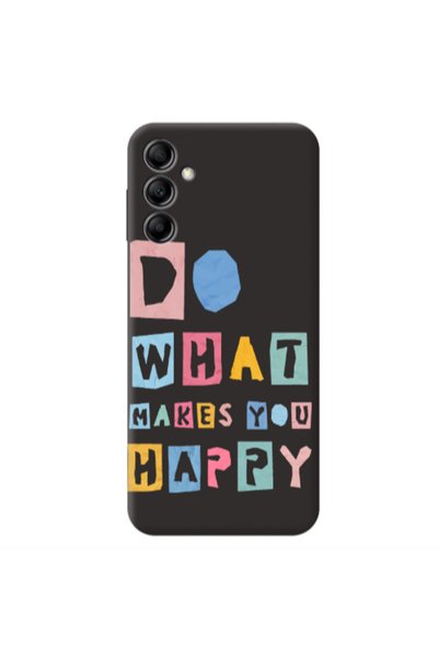 Other Samsung A14 5G Do What Makes Black Colored Silicone TPU Θήκη