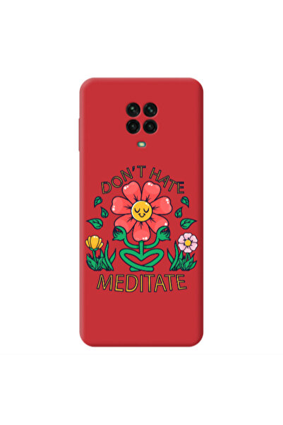 Other Xiaomi Redmi Note 9 Pro Meditate Red Colored Silicone TPU Θήκη