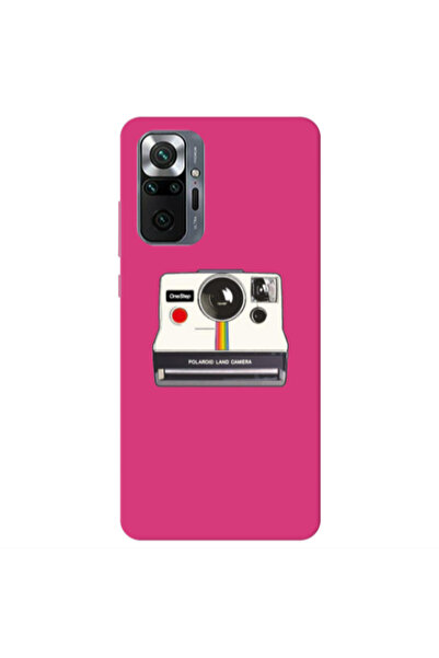 Other Xiaomi Redmi Note 10 Pro 4G Polaroid land camera Fuchsia Colored Silico...