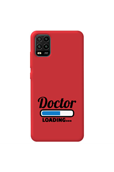Other Xiaomi Mi 10 Lite Doctor Loading Red Colored Silicone TPU Θήκη