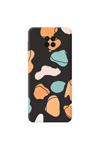 Other Xiaomi Redmi Note 9 Pro Colorful spots Black Colored Silicone TPU Θήκη