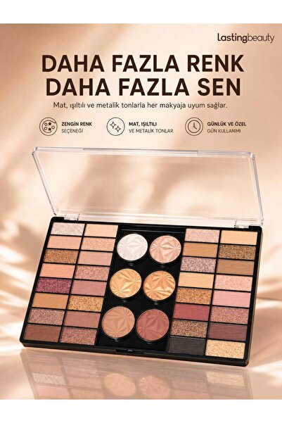 lasting beauty Illuminating Palette – Makeup, Cosmetic Eyeshadow Palette Matt...