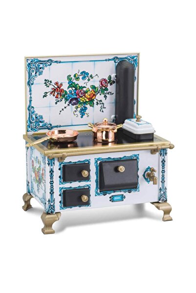 Blechfabrik Mini Sobă Metalică Vintage cu Accesorii 19118930