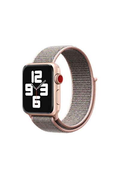 OEM Υφασμάτινο λουράκι ροζ (Apple Watch 44/45/46/49mm)