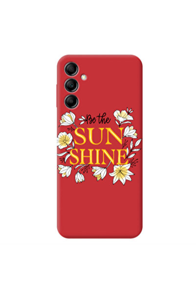 Other Samsung A14 5G Sun Shine Red Colored Silicone TPU Θήκη