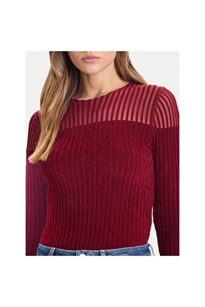 Guess Pulover de damă W5BR62Z0890 Roșu