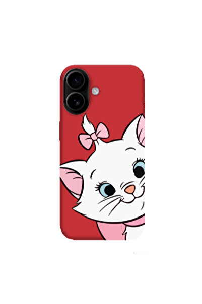 Other Apple Iphone 16 plus I am here Red Colored Silicone TPU Θήκη