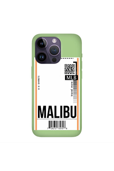 Other Apple iPhone 14 Pro Max Malibu Travel More Light Green Colored Silicone...