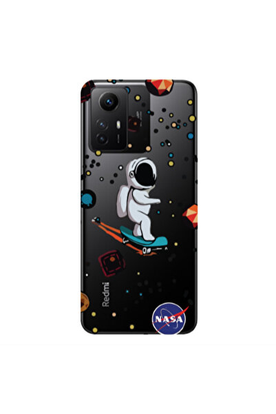 Other Xiaomi Redmi Note 12s Astronaut with skateboard Transparent Silicone TP...