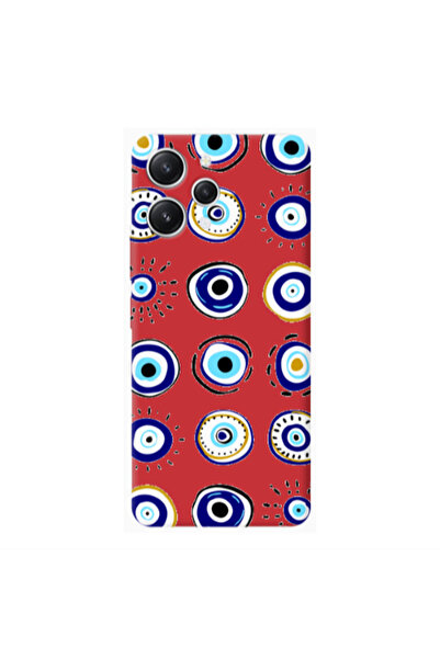Other Xiaomi Redmi 12 Beads Red Colored Silicone TPU Θήκη
