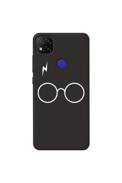 Other Xiaomi Redmi 9c glasses Black Colored Silicone TPU Θήκη