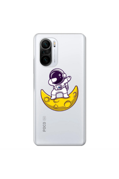 Other Xiaomi Poco F3 Astronaut on the moon Transparent Silicone TPU Θήκη