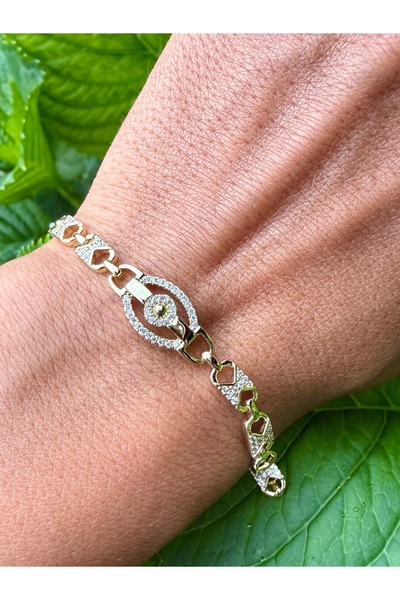 Merishe Jewerly Gold Row Vintage Model Stainless Steel Xuping Bracelet