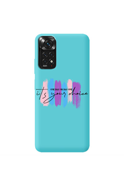Other Xiaomi Redmi Note 11 4G One Day Or Day One Turquoise Colored Silicone T...