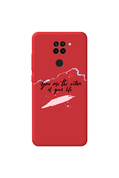Other Xiaomi Redmi Note 9 You are the authors Red Colored Silicone TPU Θήκη
