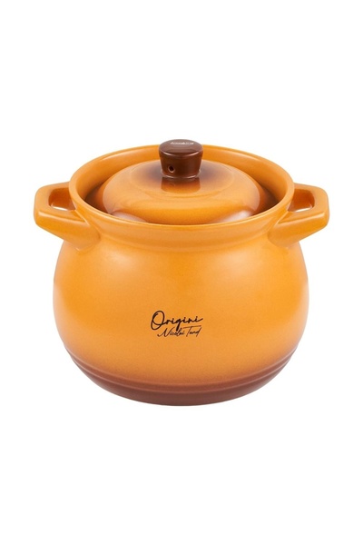OEM Oala ceramica cu capac 3L, 14.5x16 cm - Cooking by Heinner, ideala pentru...