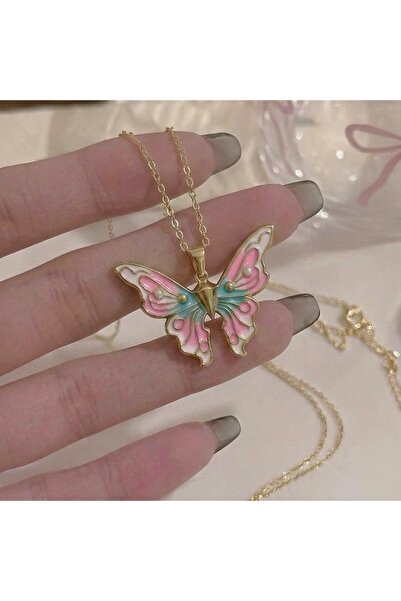 Heda Jewelry Fairy Butterfly Kolye - Winx Esintili Kelebek Kolye - Fairytopia...