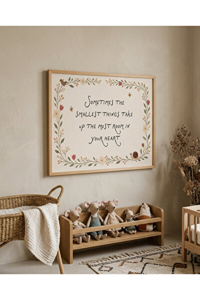 Creatick Design Bebek Ve Çocuk Odası Duvar Dekorasyonu Masif Ahşap Çerçeveli ...