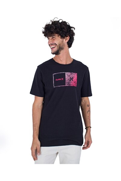 Hurley ΚΑΘΗΜΕΡΙΝΟ HALFER GRADIENT SS MTS0035750-H010 Μαύρο S